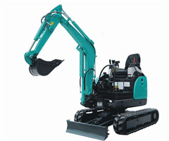 室內(nèi)使用的小型挖掘機，輪式小型挖掘機操作